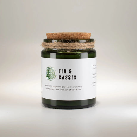 Greenman Woodwick Soy Candle - Fig & Cassis