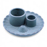 Palo Santo Stick & Smudge Holder - Lotus Flower - Blue