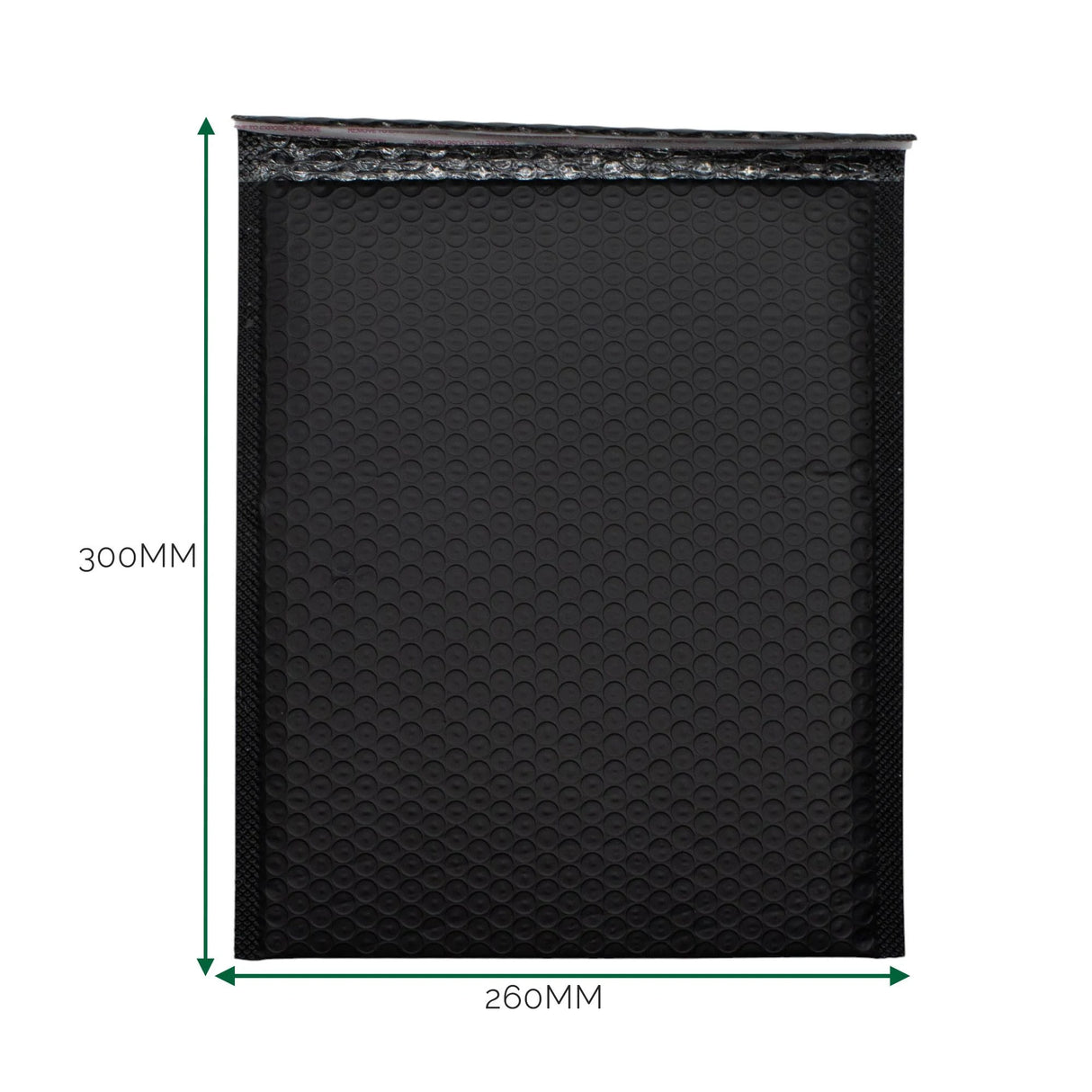 Black Poly Bubble Envelope (260x300+40mm)