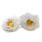 Craft Soap Flower - Camellia - White