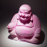 Laughing Buddha Lamp Dragonfruit - Round Stand