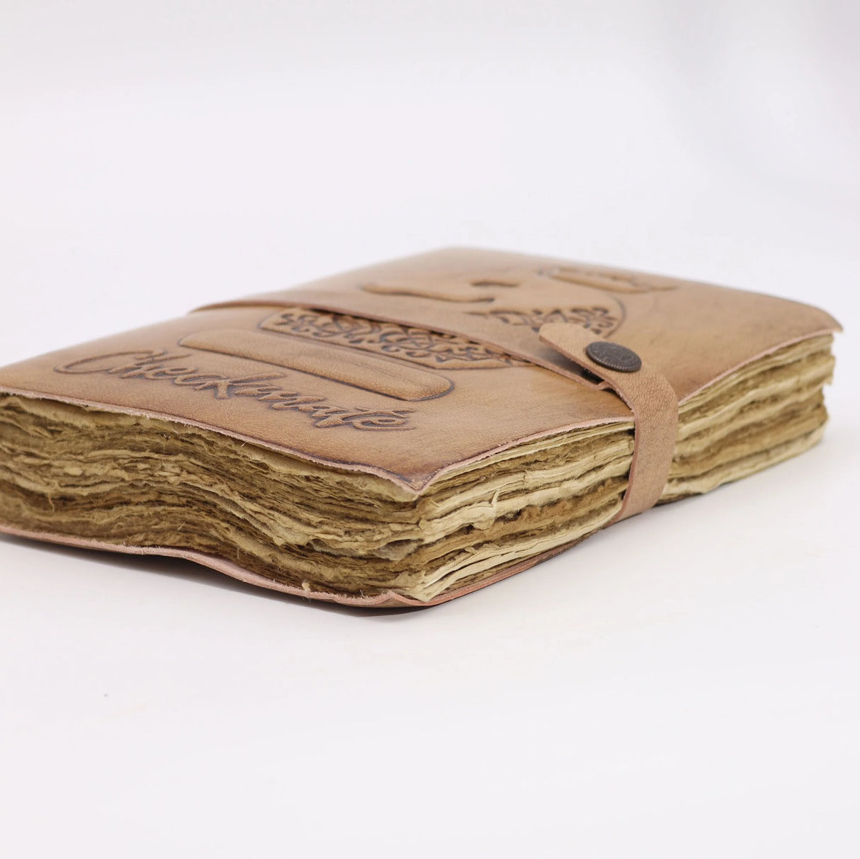 Checkmate Book - Light Tan - 200 pages decle-edged - 20x15cm