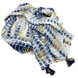 Nomad Sari Pareo  Blue Tie Dye & Block Print