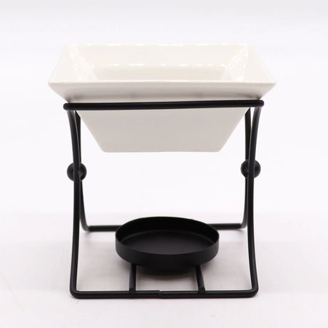 Ceramic & Metal Square Stand