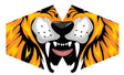Reusable Fashion Face Mask - Tiger (Adult)