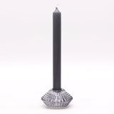 Flower Flip Dinner Candle / Tealight Holder - Midnight Grey