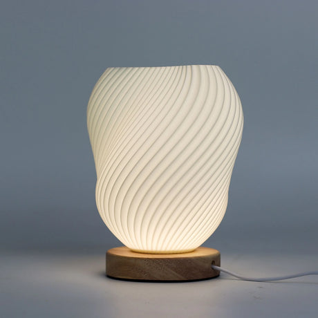 New Wave Lamp - USB - 3 settings - Shell Twisted