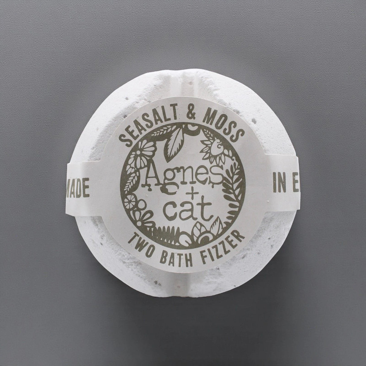 Agnes + Cat Bath Fizzer - Seasalt and Moss
