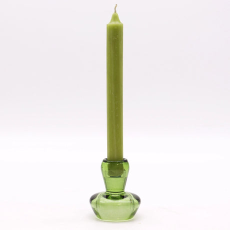Mushroom Flip Dinner Candle / Tealight Holder - Garden Jade
