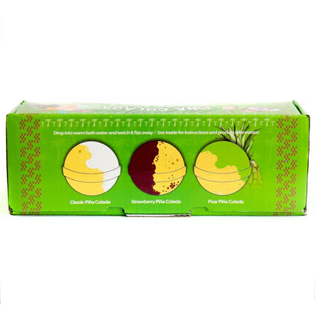 Set of Three Pia Colada Bath Bombs
