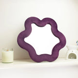 Soft Squiggly Mirror  Star  Mauve (33x31x2.3cm)