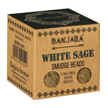 Banjara Smudge Beads - White Sage