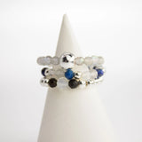 Nymph Spirit Gemstone Ring Set - Northern Lights