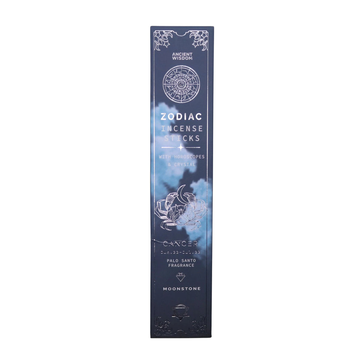Palo Santo Zodiac Gemstone Crystal Incense -  Cancer