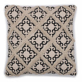 Classic Cushion Cover - Lux Criss-Cross & Print - 45x45cm