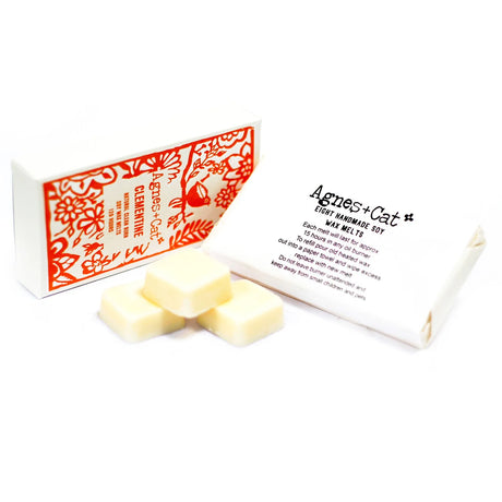 Agnes + Cat Box of 8 Wax Melts - Clementine