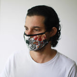 Reusable Fashion Face Mask - Colourful Calavera (Adult)