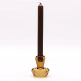 Mushroom Flip Dinner Candle / Tealight Holder - Antique Amber