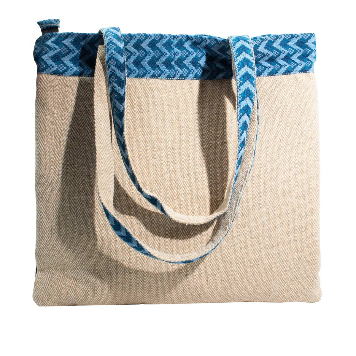 Patchwork Kathmandu Tote Bag - Dhaka Design (37x38cm)