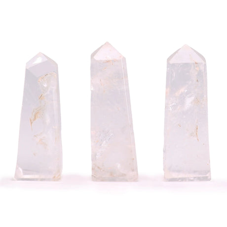 Gemstone Obelisk Points approx 5cm - Clear Quartz