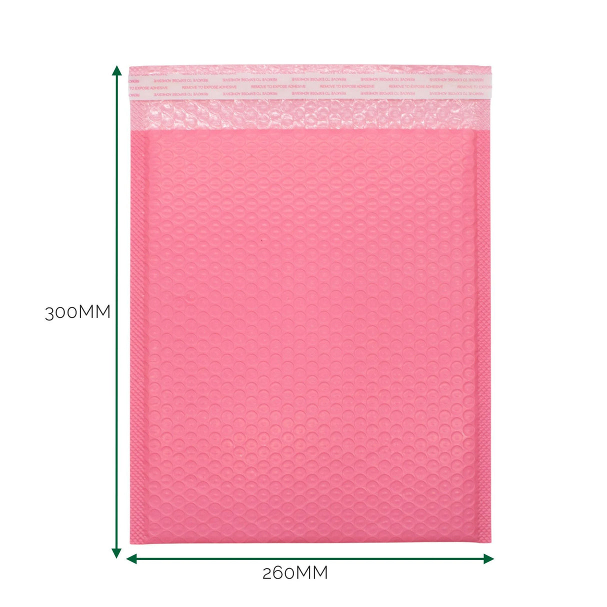 Pink Poly Bubble Envelope (260x300+40mm)