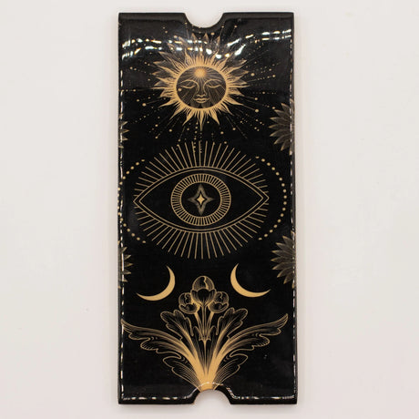 Four Section Tarot Box with Card Holder