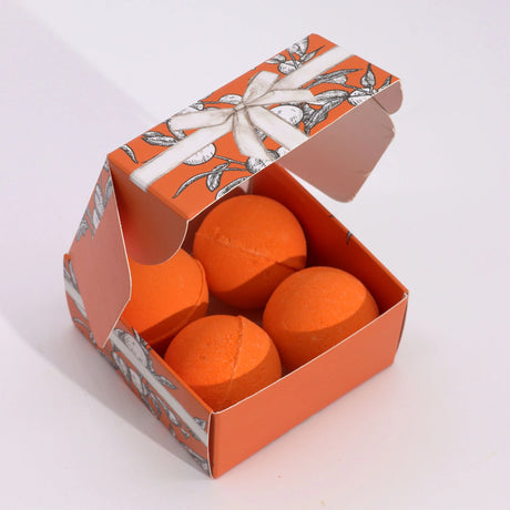 Set of 4 Vitamin C Bath Bombs  Aromatherapy Quartet