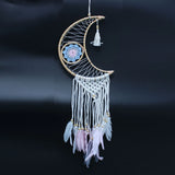 Protection Dream Catcher - Macrame Moon