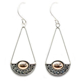 Silver & Gold Earring - Luna Balance