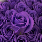 Craft Soap Flowers - Med Rose - Lavender