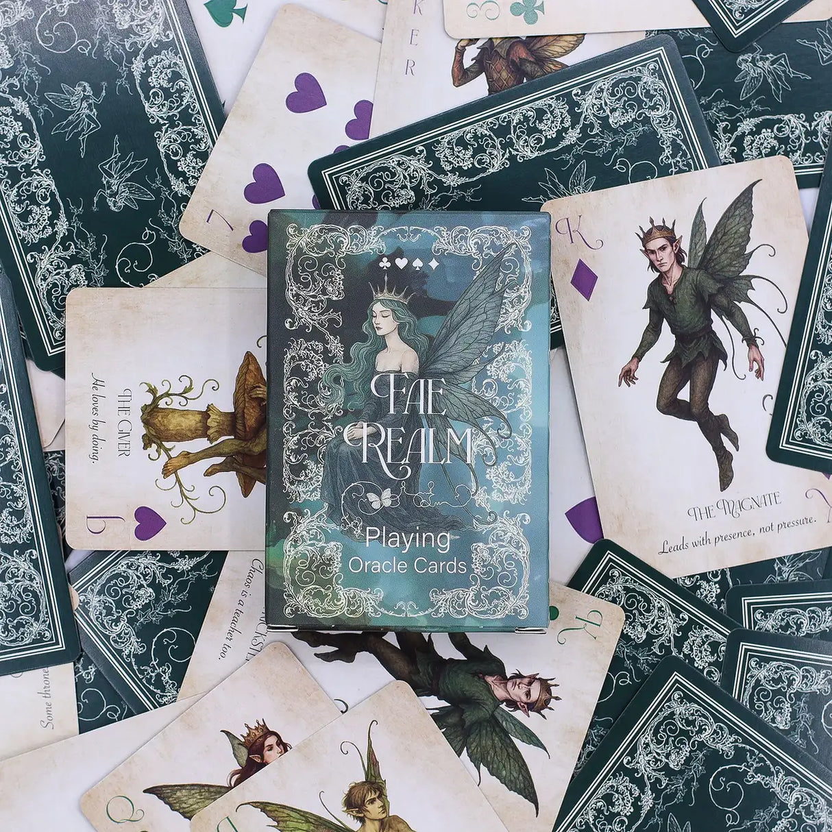 Fae Realm Playing & Oracle Cards  Fairy Theme