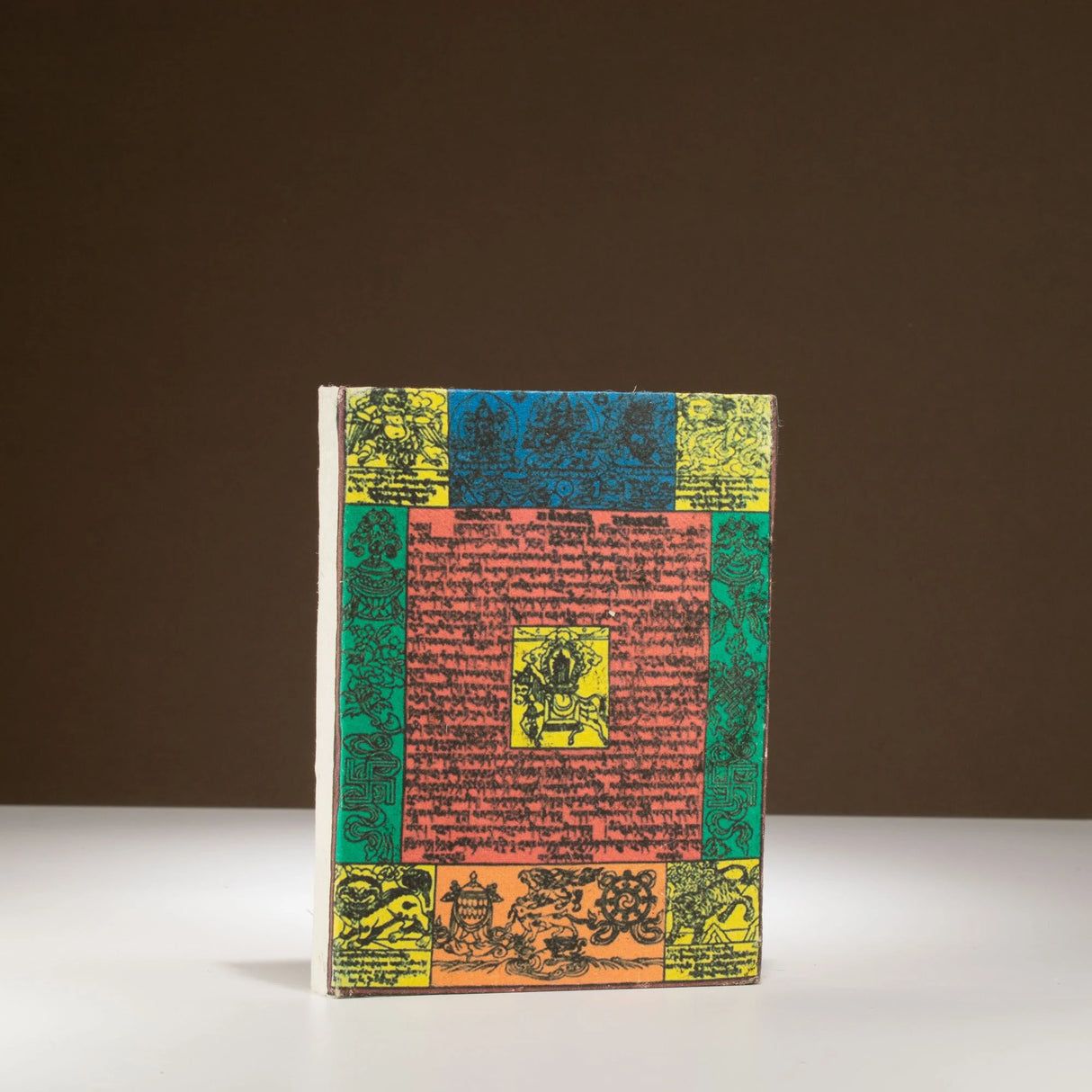 Lokta Traditional Prayer Flag Notebook  Medium (15x12cm)  45 Leaves  Natural