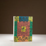 Lokta Traditional Prayer Flag Notebook  Medium (15x12cm)  45 Leaves  Natural