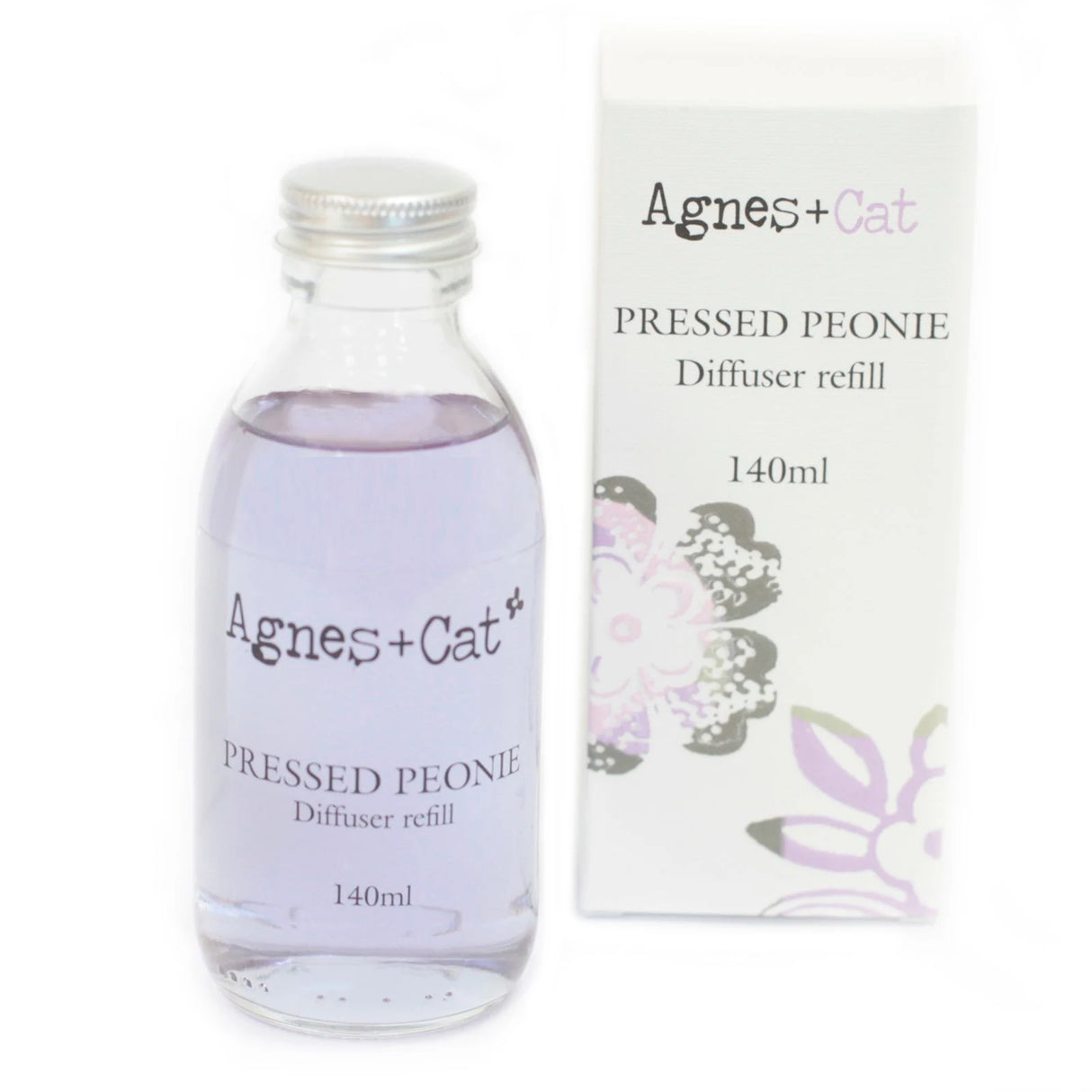 Agnes + Cat Reed Diffuser Refill - Pressed Peonies 150ml