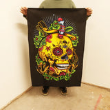 Cotton Wall Art (70x110cm) - Dead of the Dead Skull