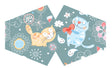 Reusable Fashion Face Mask - Happy Cats (Children)
