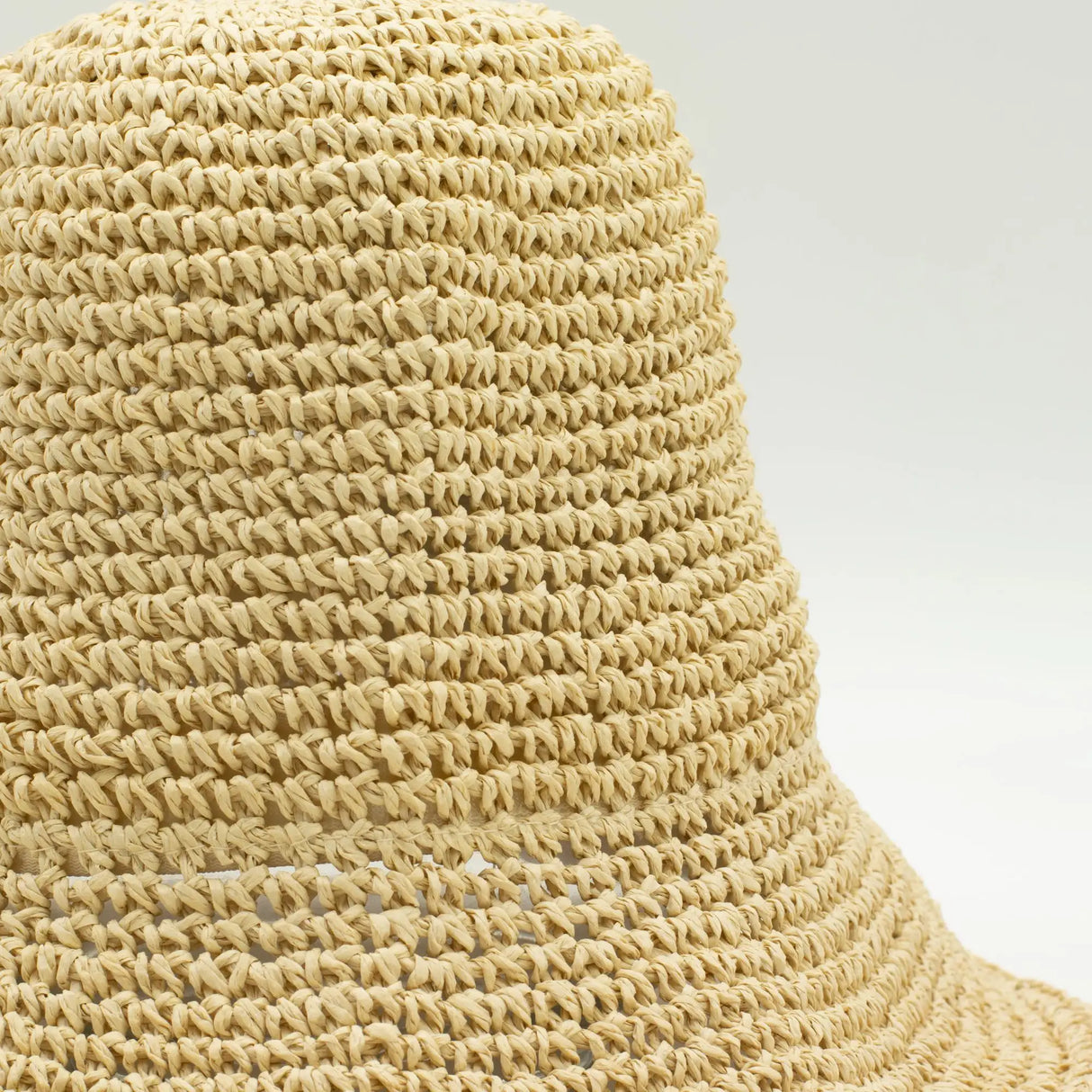Nomad Sari Floppy Straw Sun Hat - Natural Beige