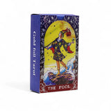Blue Foil Tarot Card Set - Mandala - with booklet
