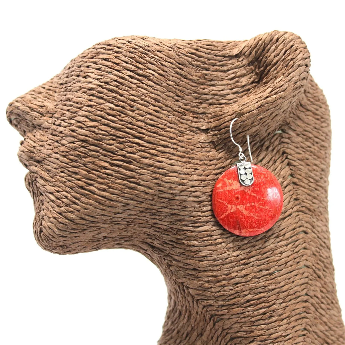 925 Silver Earrings - Disc Disc Dcor