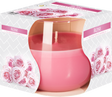 Scented Glass Jar Candle - Rose