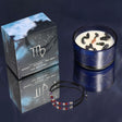 Zodiac Crystal Candle with Gemstone Bracelet - Virgo