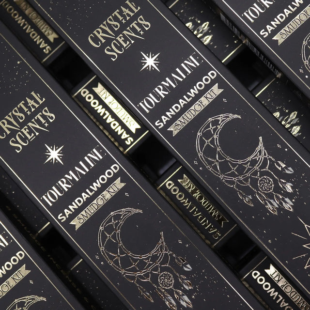 Tourmaline Crystal Scents Smudge Incense - Sandalwood