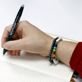 Magnetic Gemstone Bracelet - White Howlite Chakra