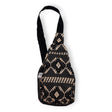Nomad Sari Jacquard Natural Cross Bag - Desert Loom