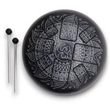 Med Hapi Drum Om Mandala Engraved- 22x15cm