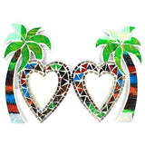 Large Mosaic Coconut Picture Frame - Double