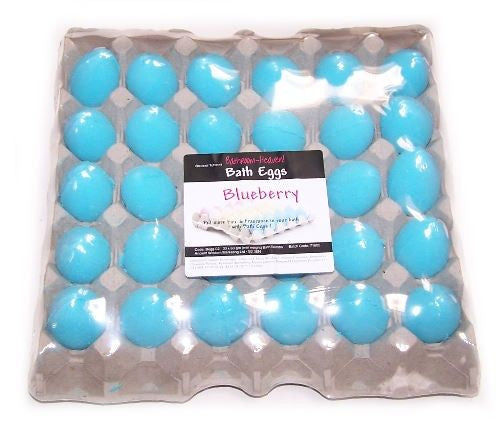 Bath Eggs in a Tray - Blueberry