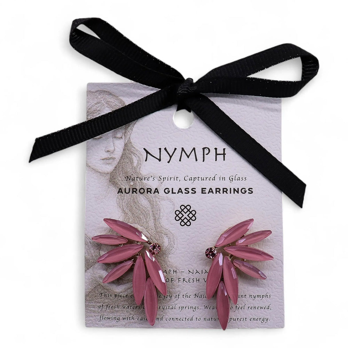 Soft Pink - Vintage Glass - Faries - Earrings