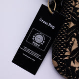 Nomad Sari Jacquard Natural Cross Bag - Desert Loom
