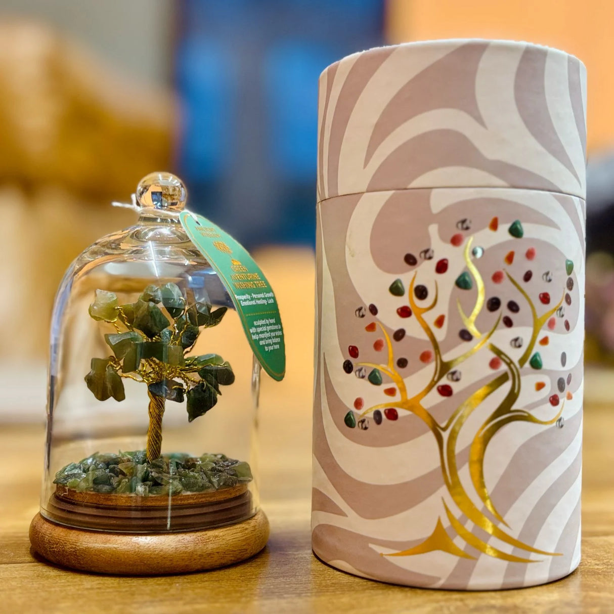 Gemstone Dome Garden - Green Adventurine - 30 chipstones